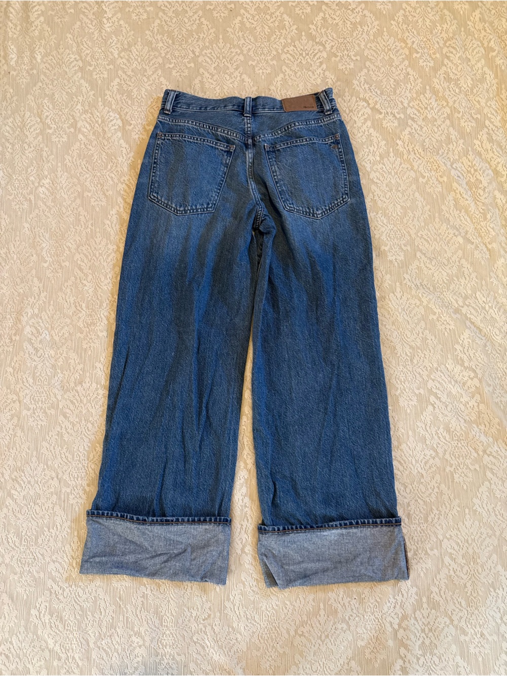 Madewell super wide leg jeans in fannin wash - Picture 11 of 12